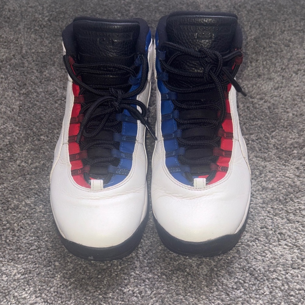 Jordan Sneakers White Red Blue